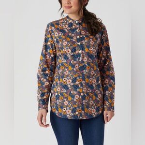 Duluth Trading Company: Printmaker Cotton Poplin Long Sleeve Tunic